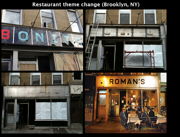 restaurant theme change